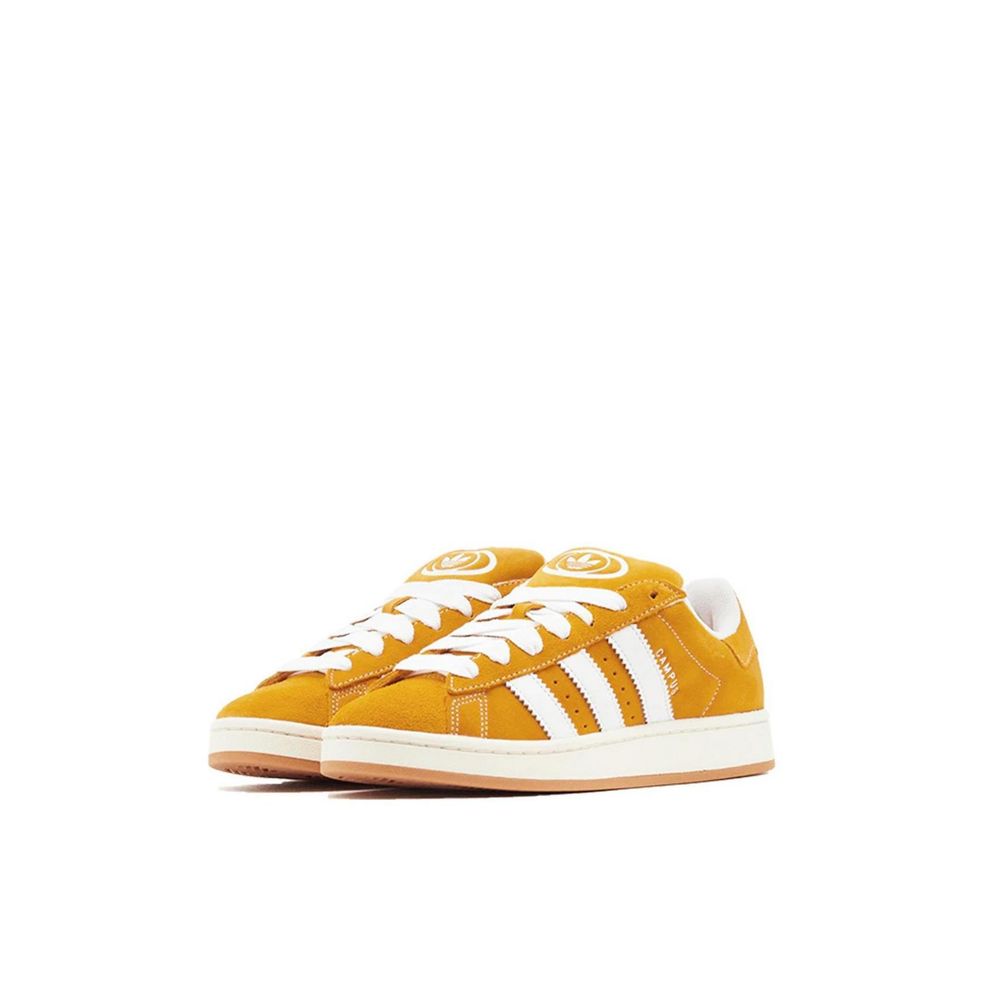 Adidas Orange Suede Leather Sneaker for Elevated Style
