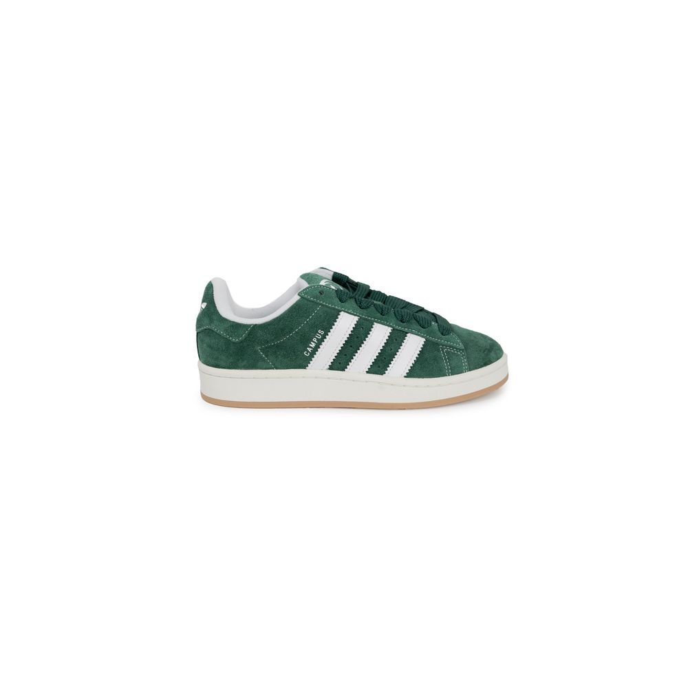 Adidas Green Suede Leather Sneaker for Elevated Style