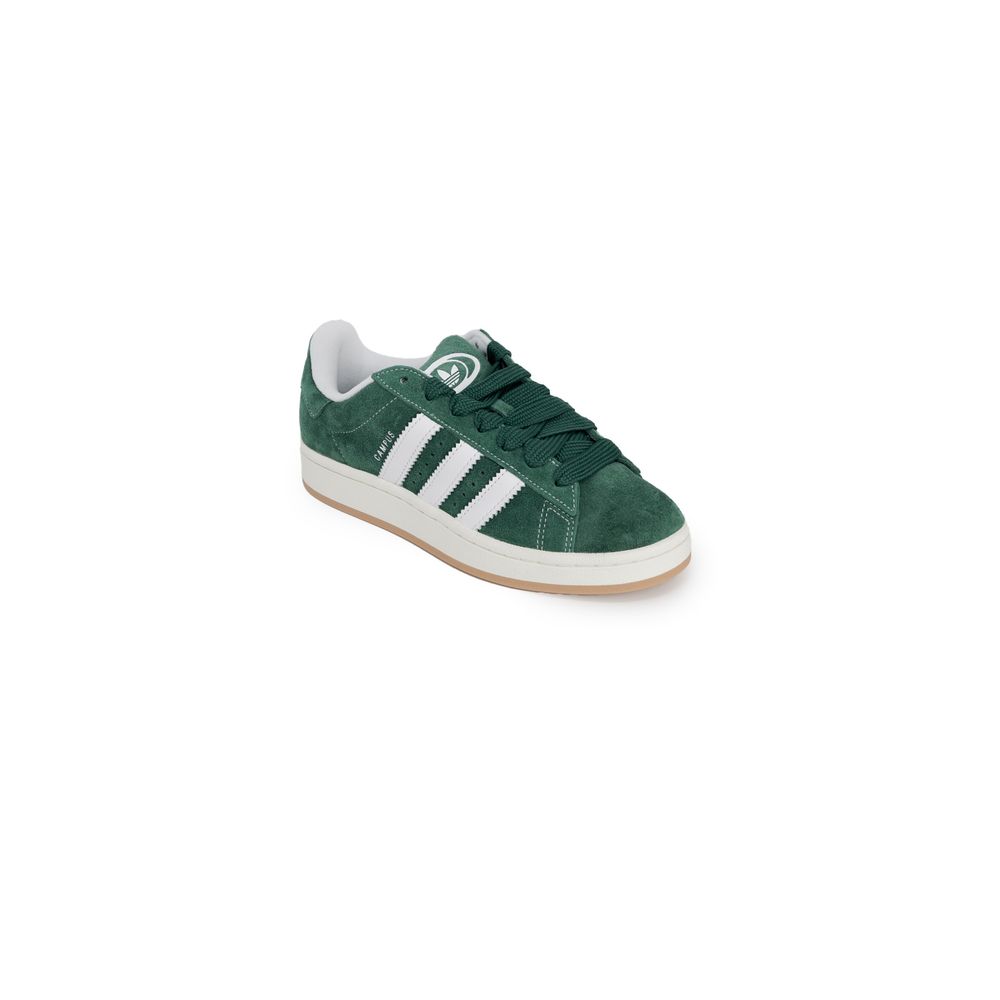 Adidas Green Suede Leather Sneaker for Elevated Style