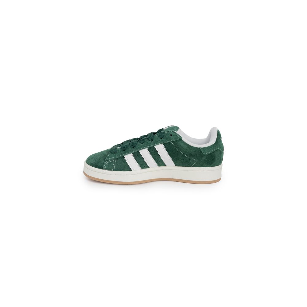 Adidas Green Suede Leather Sneaker for Elevated Style
