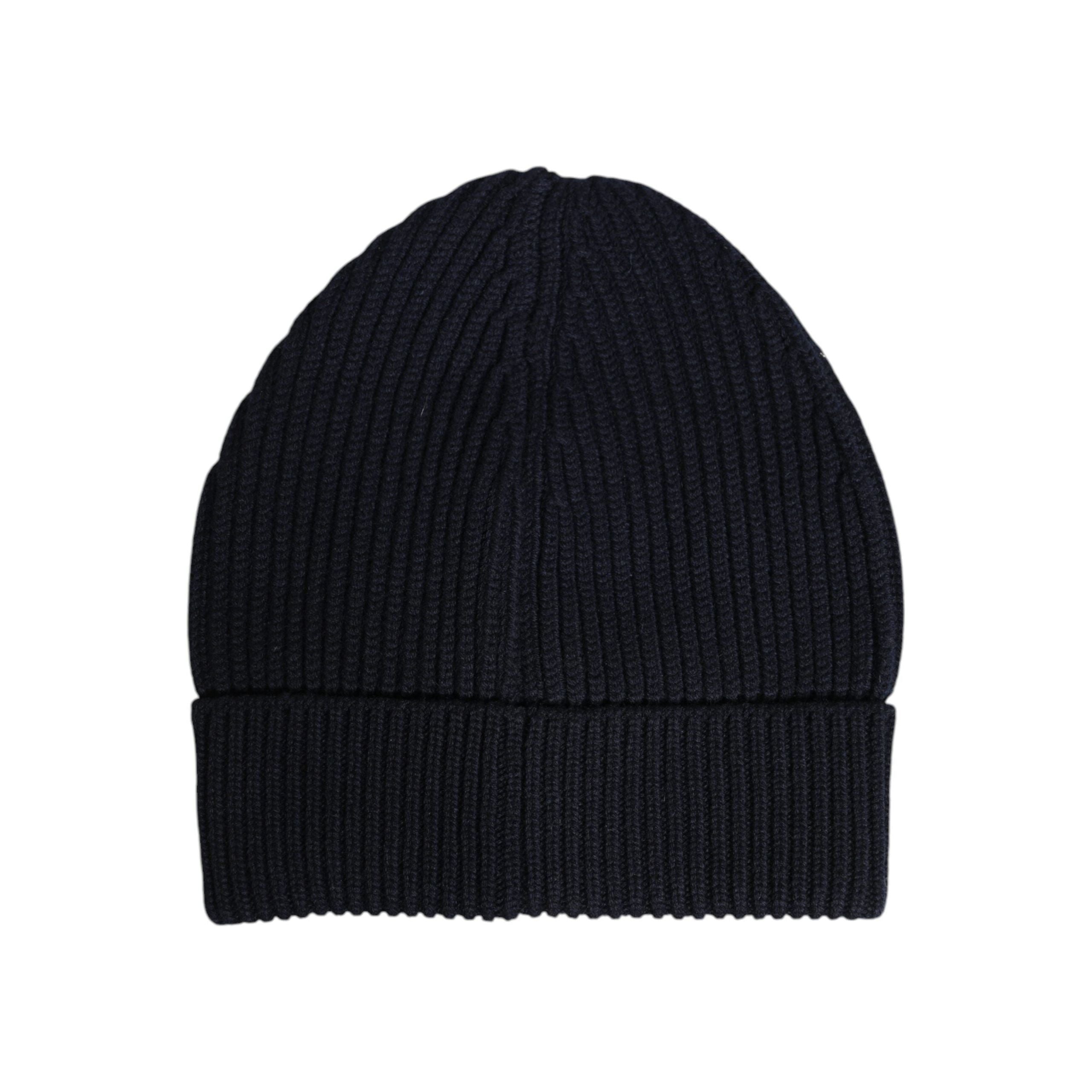 Dolce & Gabbana Black Cashmere Knitted Winter Beanie Hat