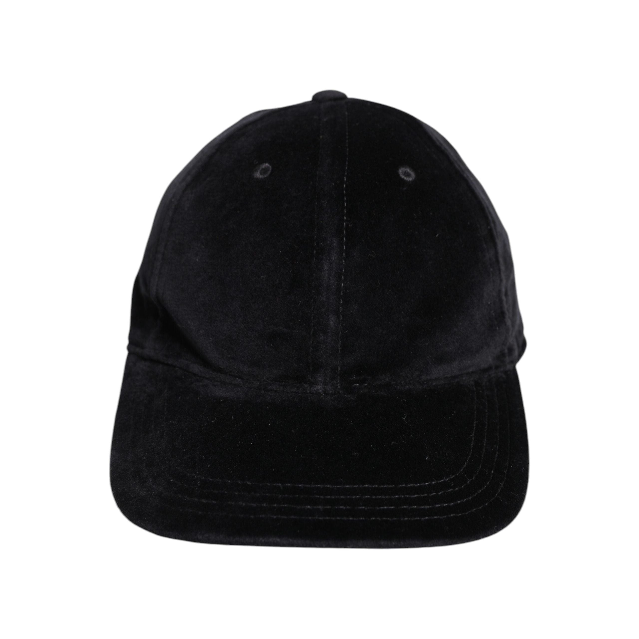 Dolce & Gabbana Black Cotton 6 Panels Baseball Cap