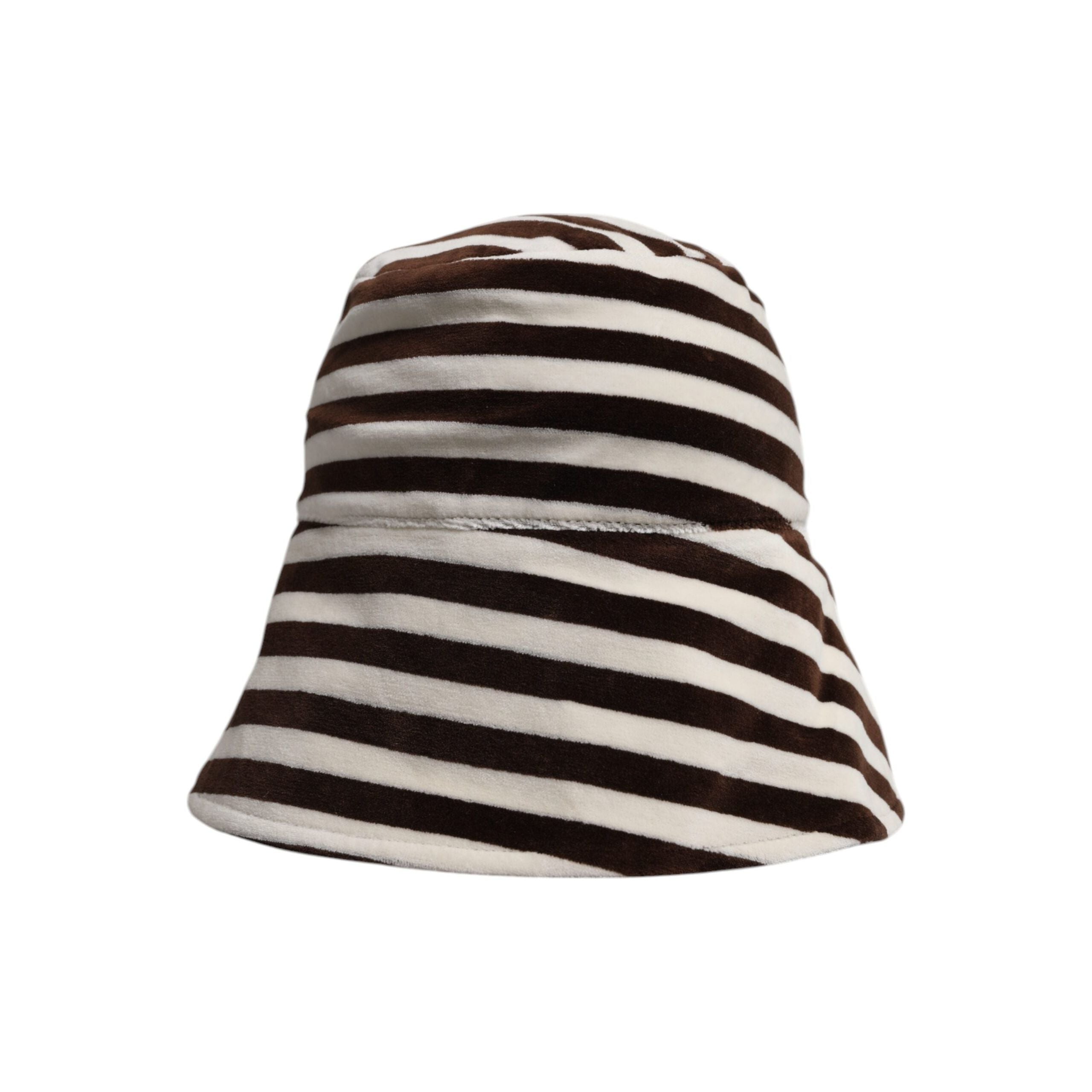 Dolce & Gabbana Black White Stripes Cotton Bucket Cap