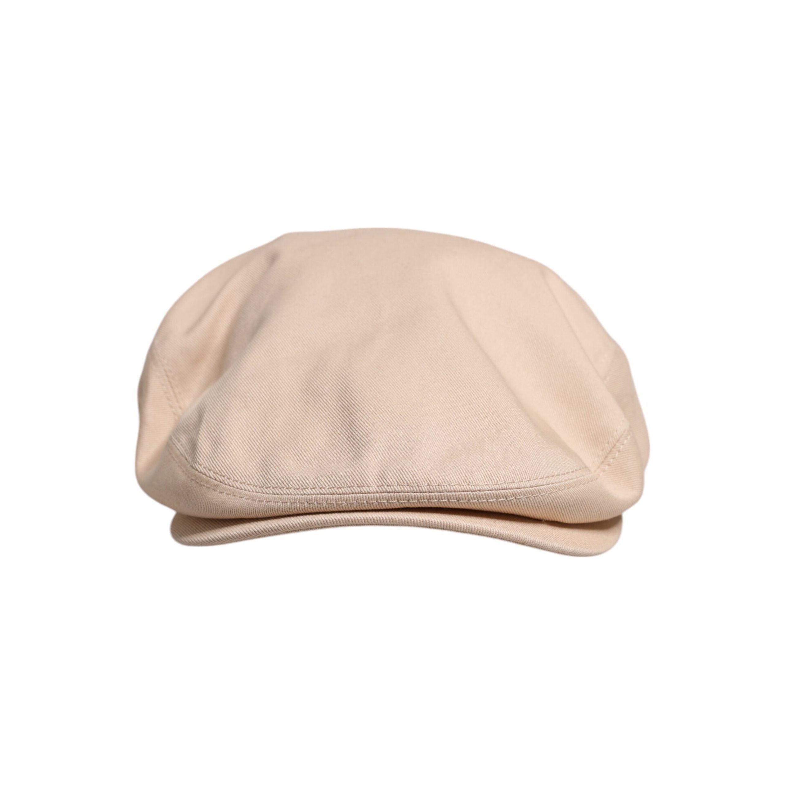 Dolce & Gabbana Beige Cotton Newsboy Capello Cabbie Hat