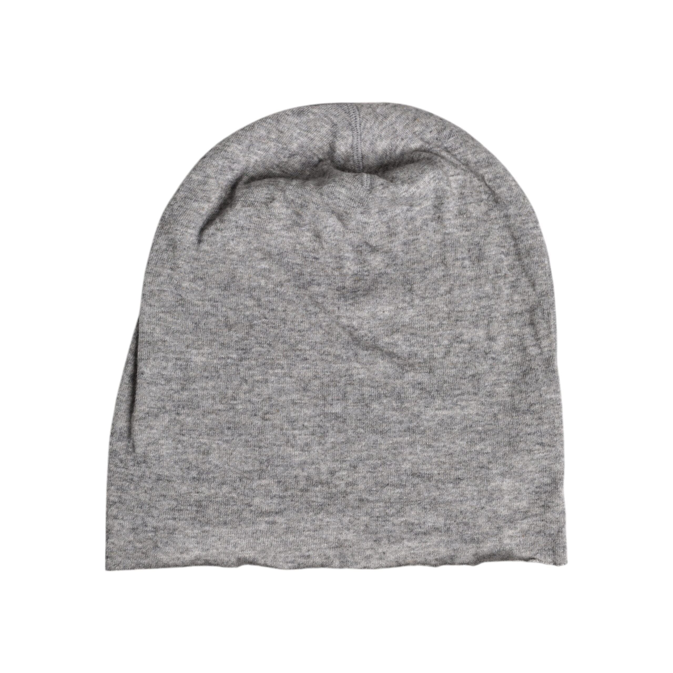 Dolce & Gabbana Gray Viscose Blend Knitted Beanie Cap