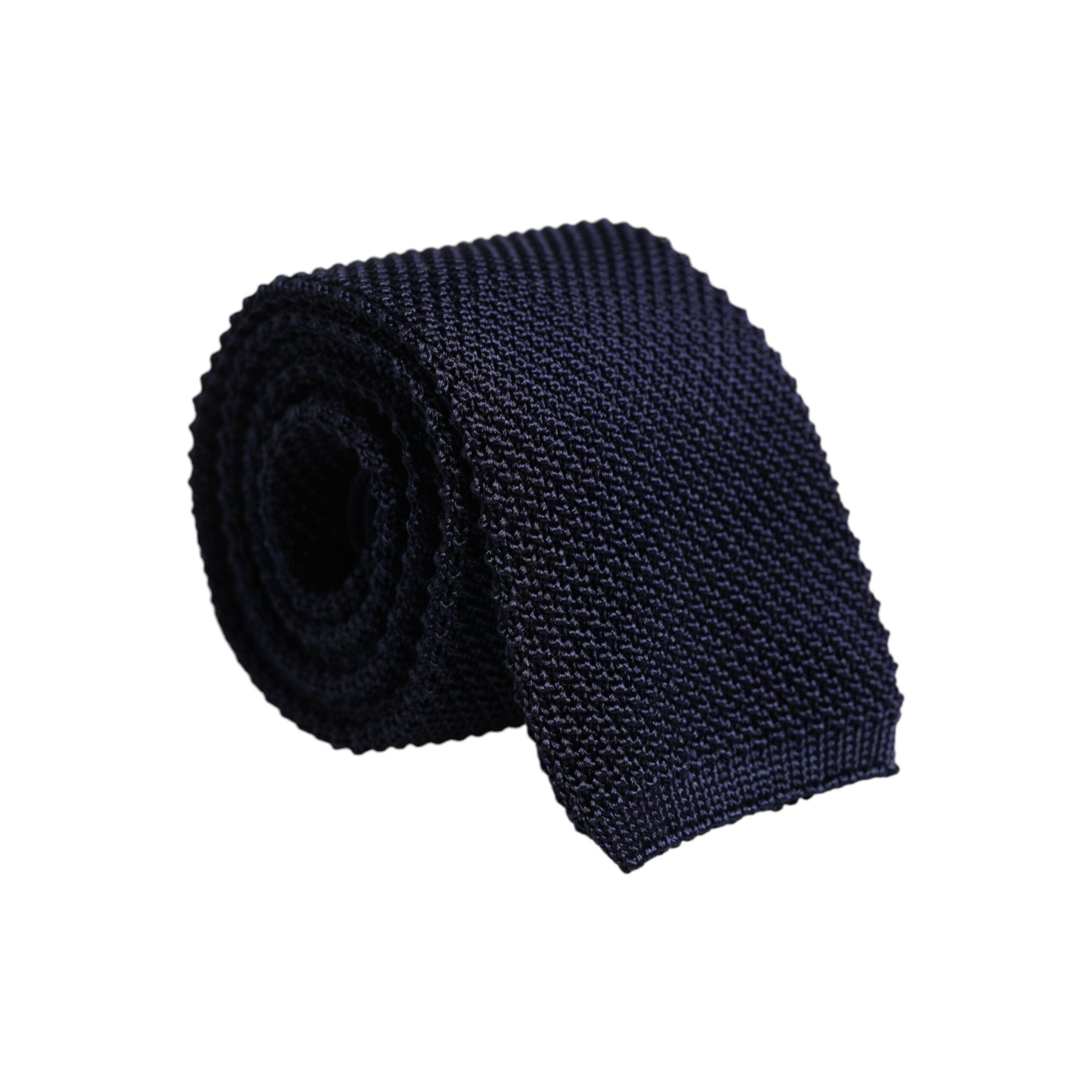 Dolce & Gabbana Dark Blue Silk Adjustable Necktie Tie