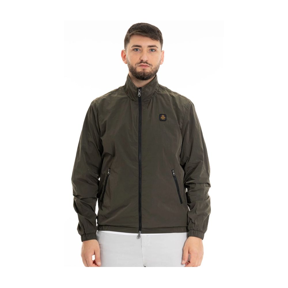Refrigiwear Green Cotton Summer Jacket for Elevated Style