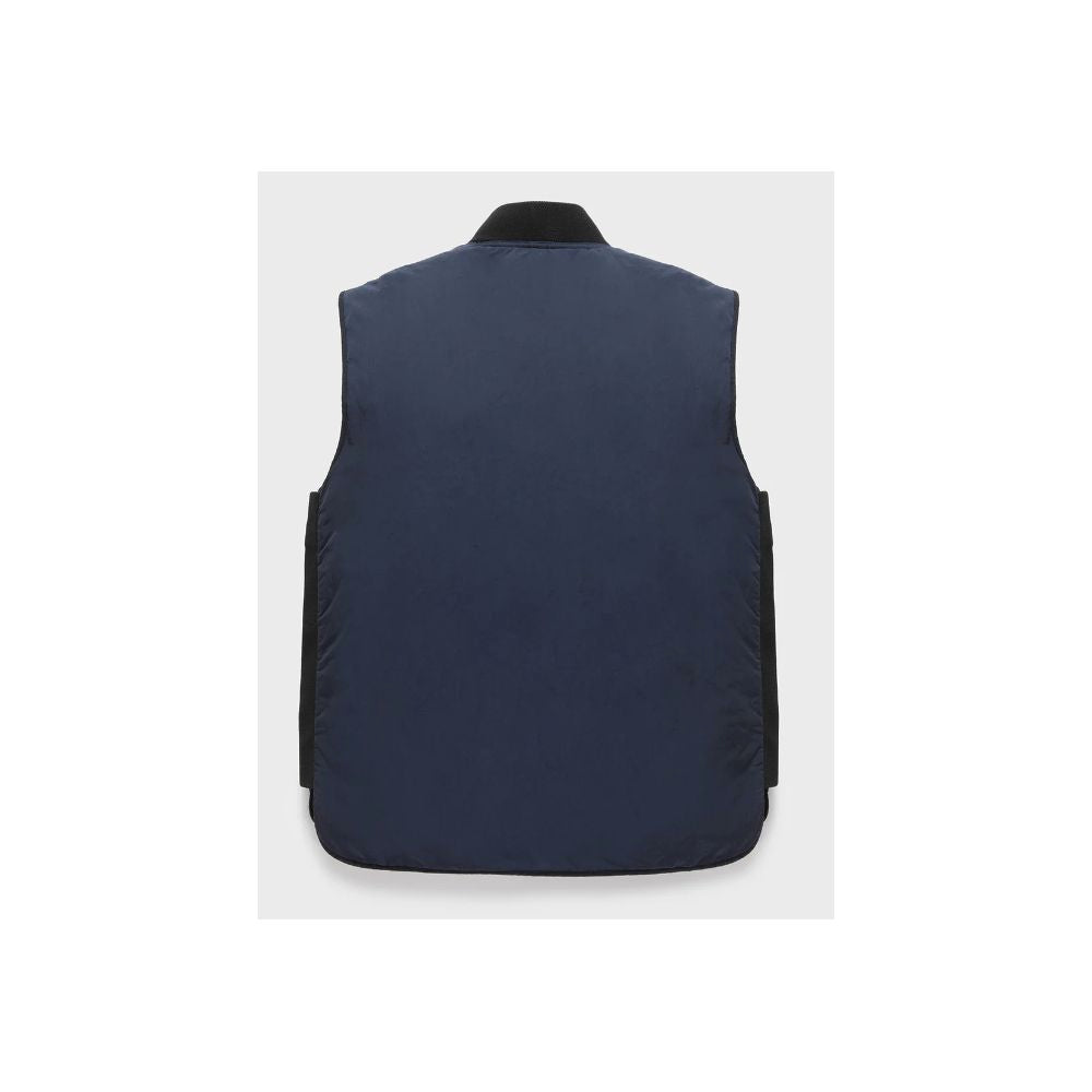 Refrigiwear Blue Cotton Vest for Effortless Summer Elegance