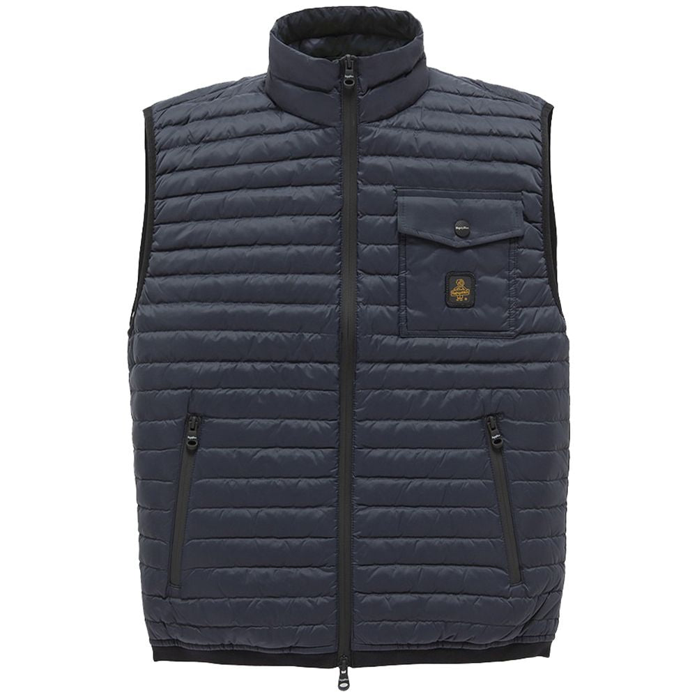 Refrigiwear Blue Nylon Vest for Elevated Layering