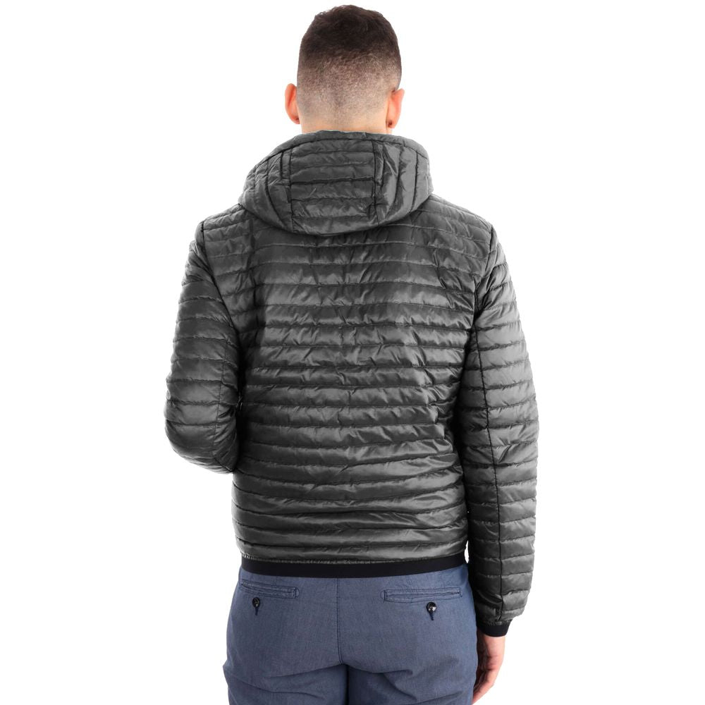 Refrigiwear Gray Nylon Jacket for Elevated Urban Style