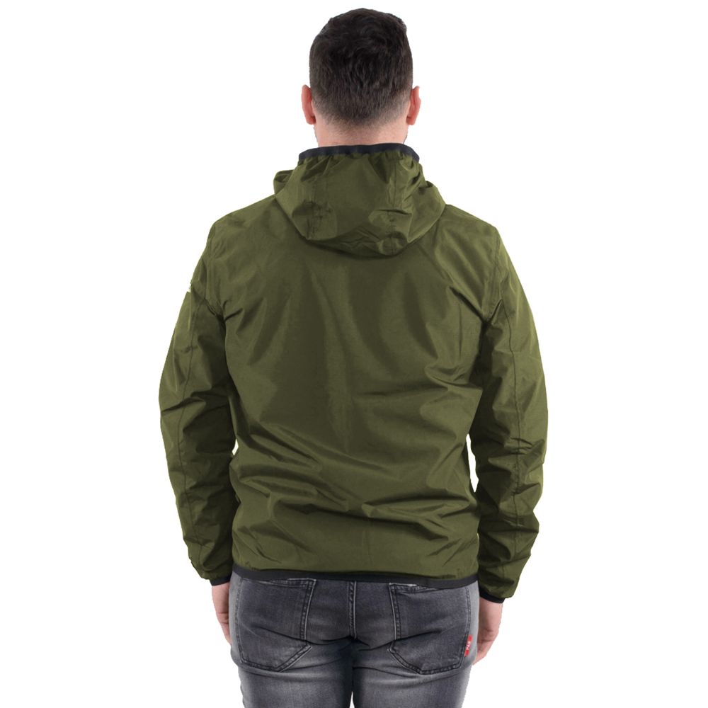 Refrigiwear Green Nylon Jacket for Elevated Outerwear Style