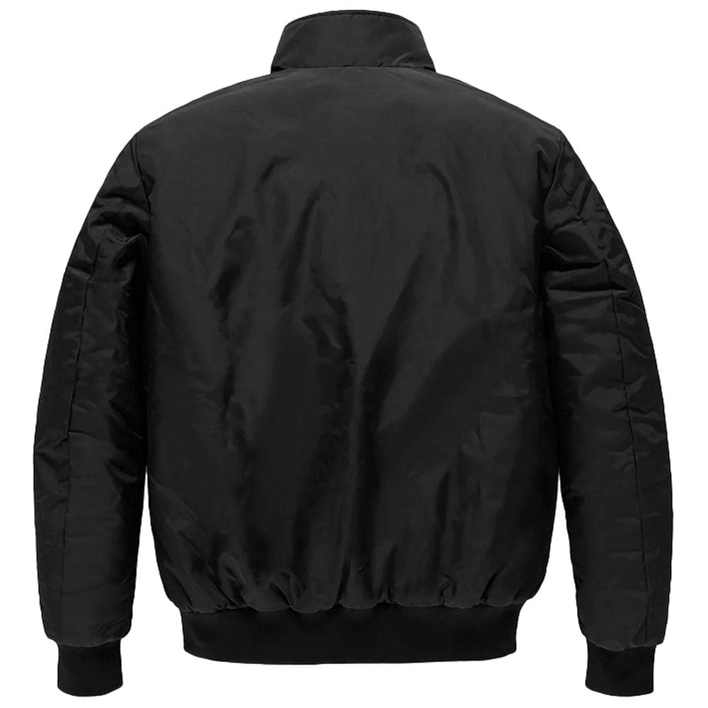 Refrigiwear Black Nylon Jacket - Effortless Urban Elegance