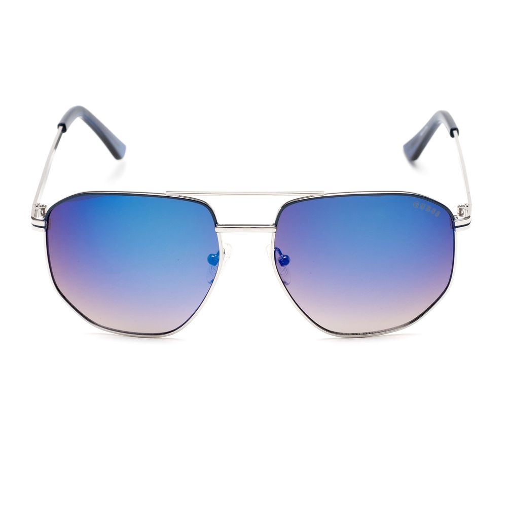Guess Gray Metal Sunglasses for Elevated Everyday Style