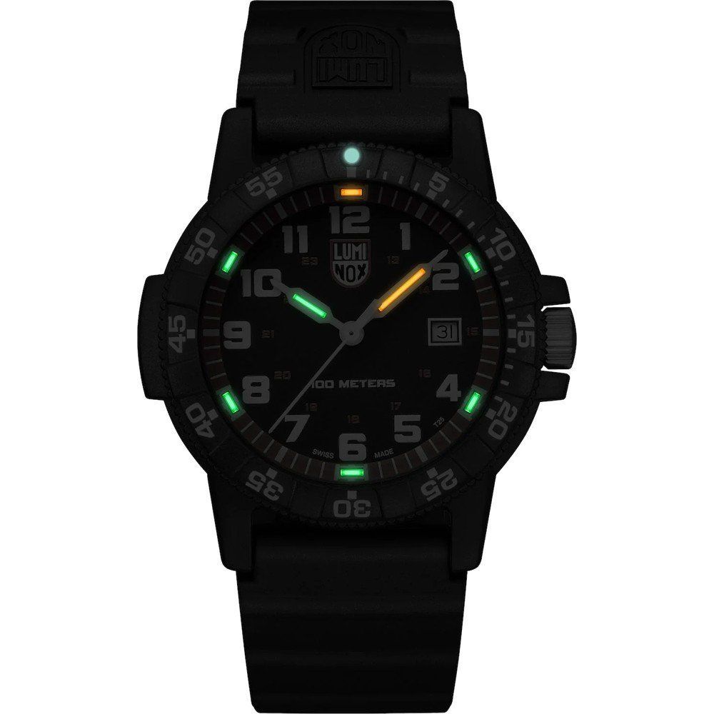 Luminox Black Rubber Watch for Discerning Elegance