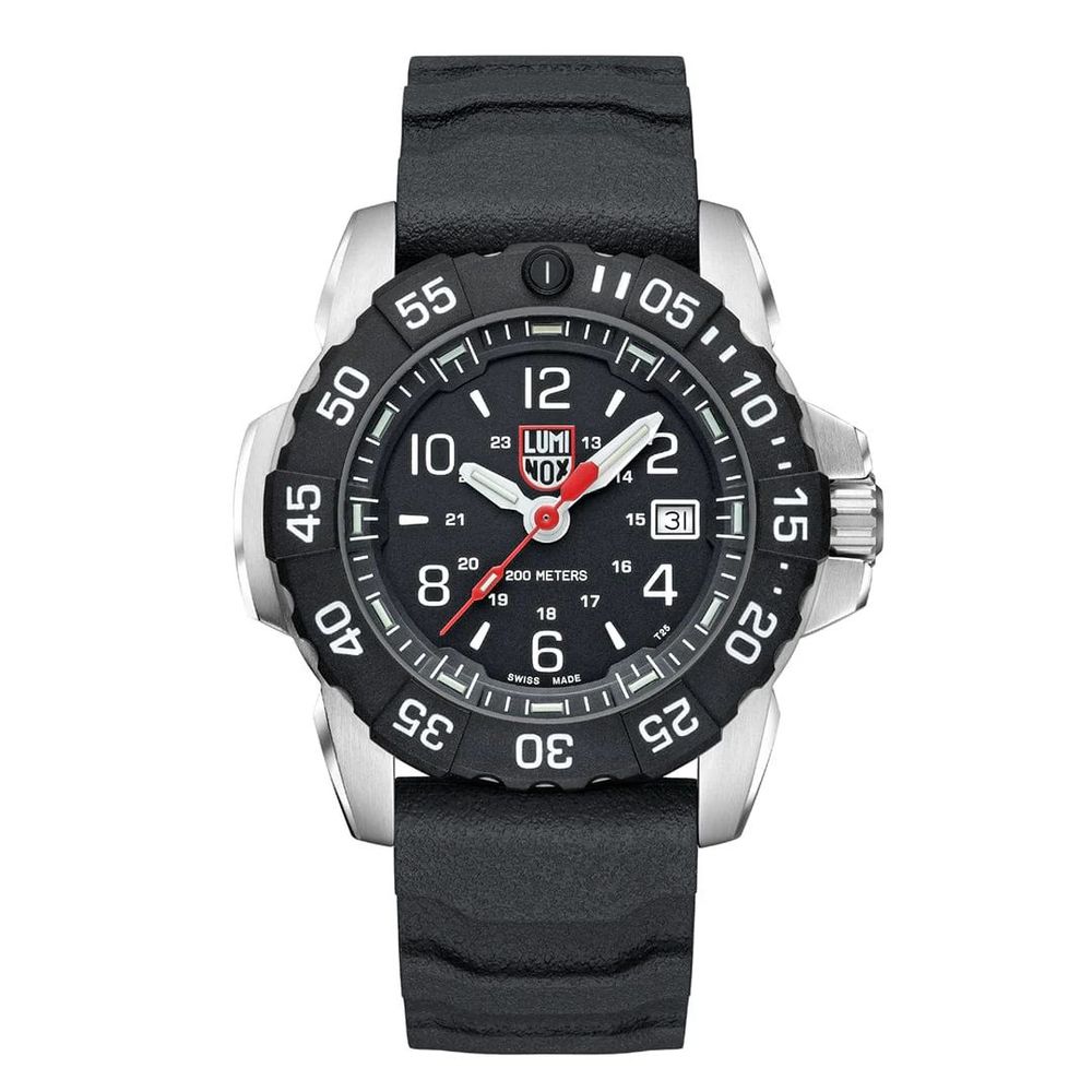 Luminox Black Rubber Watch for Timeless Sophistication