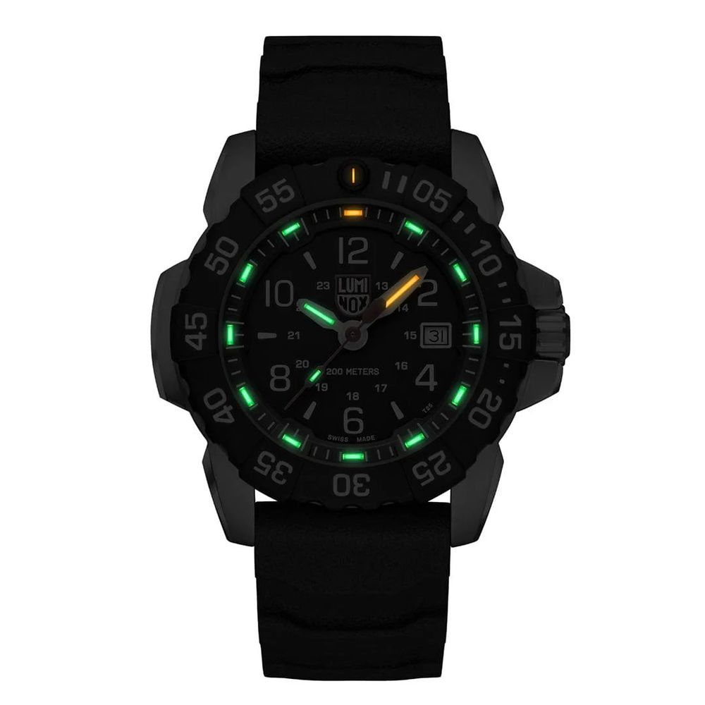 Luminox Black Rubber Watch for Timeless Sophistication