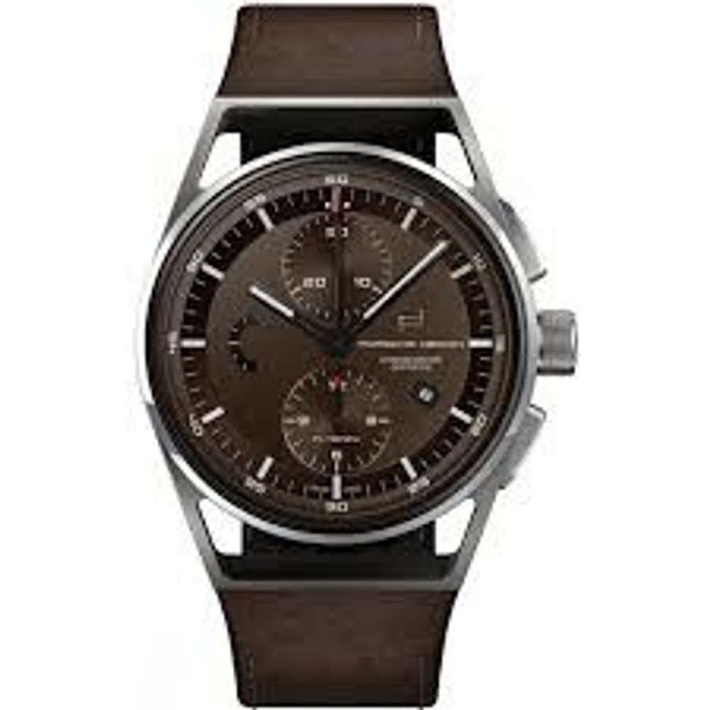 Porsche Design Brown Leather Watch - Timeless Elegance Redefined