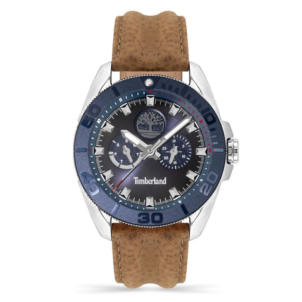 Timberland Brown Leather Watch - Timeless Luxury Redefined