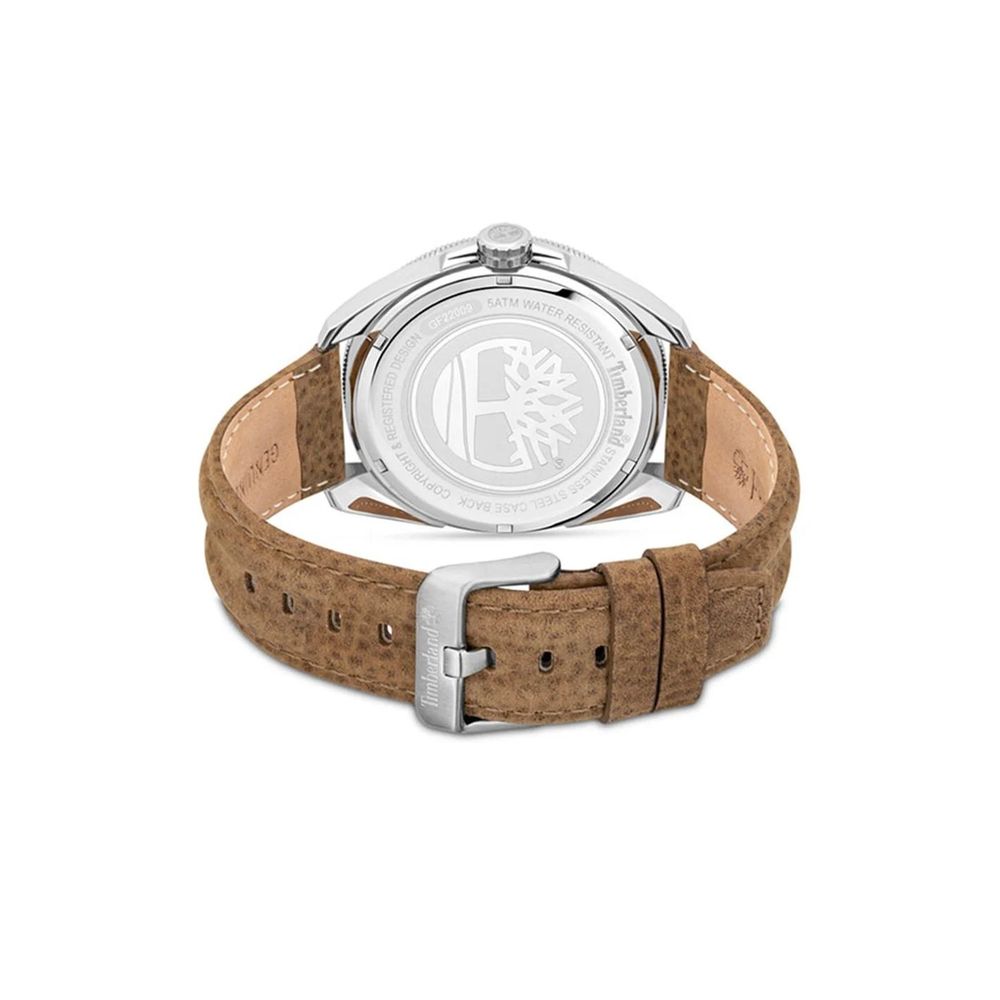 Timberland Brown Leather Watch - Timeless Luxury Redefined