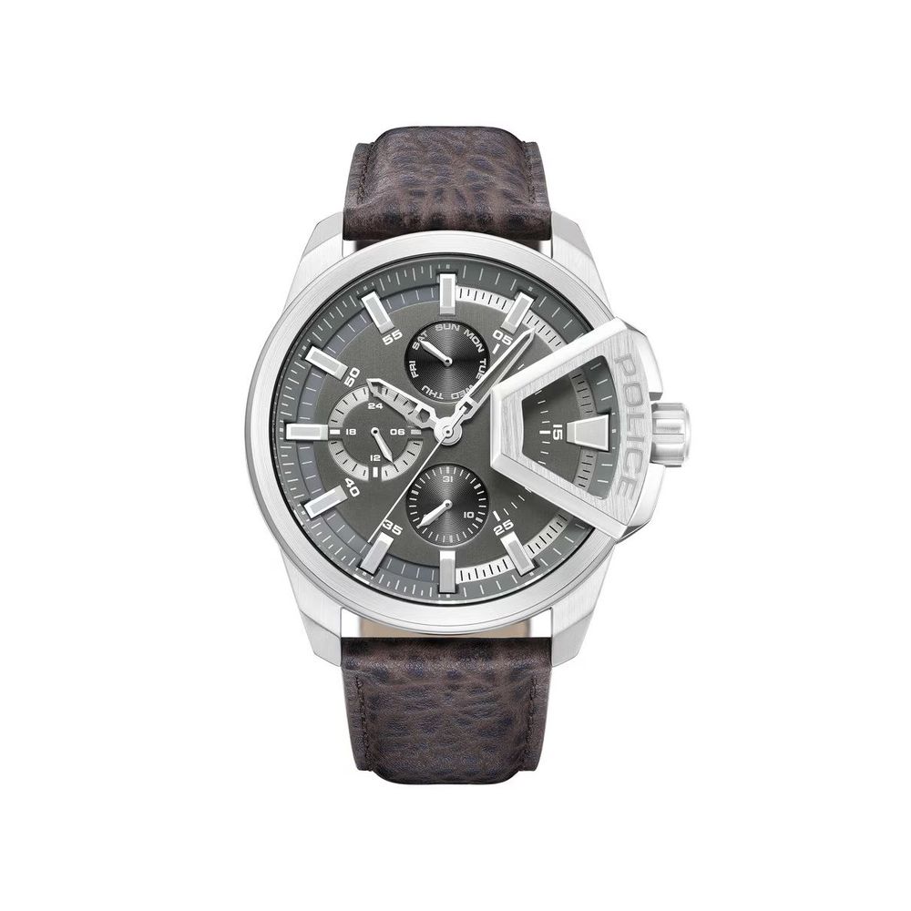 Police Brown Leather Watch: Timeless Elegance Redefined