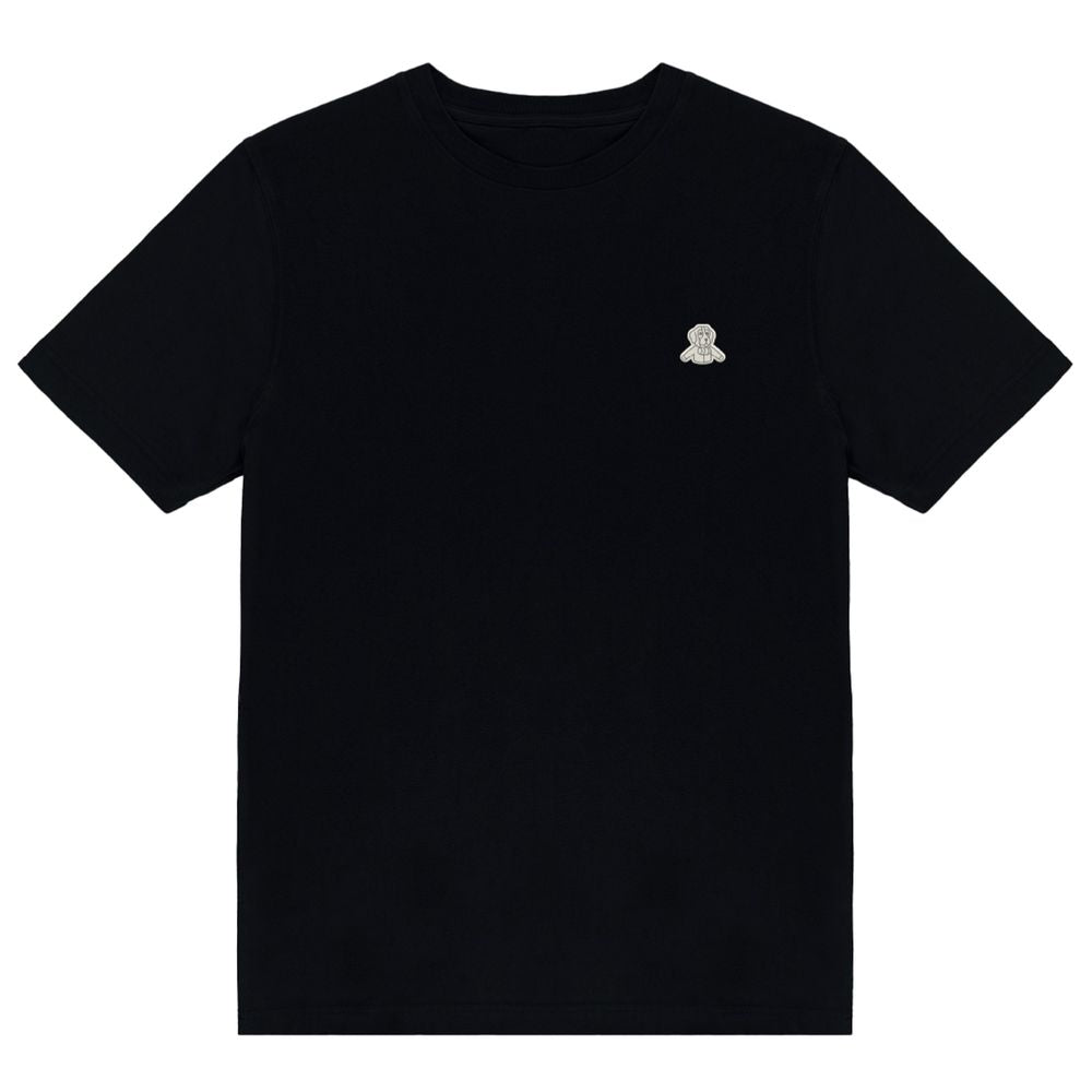 Refrigiwear Black Cotton T-Shirt for Effortless Elegance