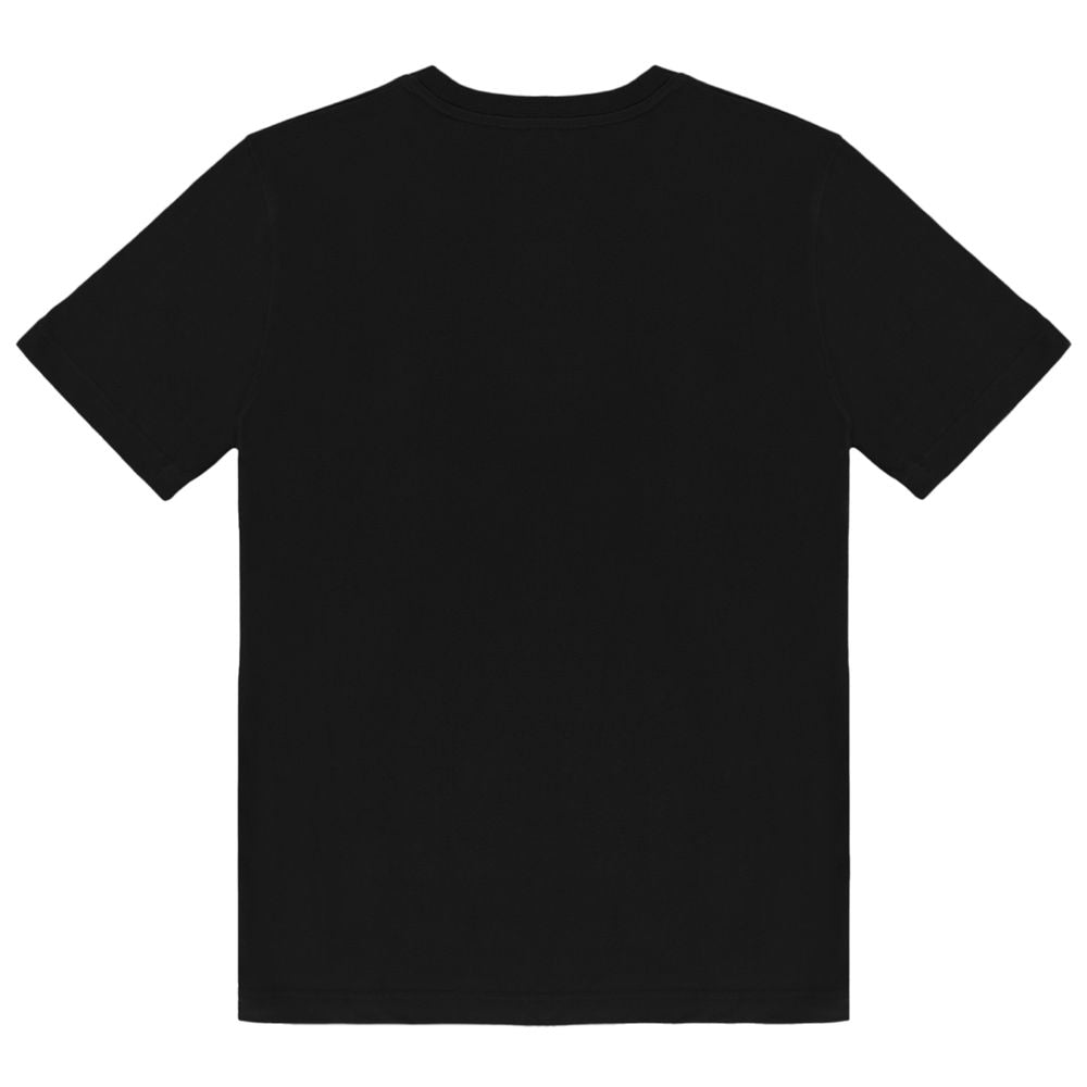 Refrigiwear Black Cotton T-Shirt for Effortless Elegance