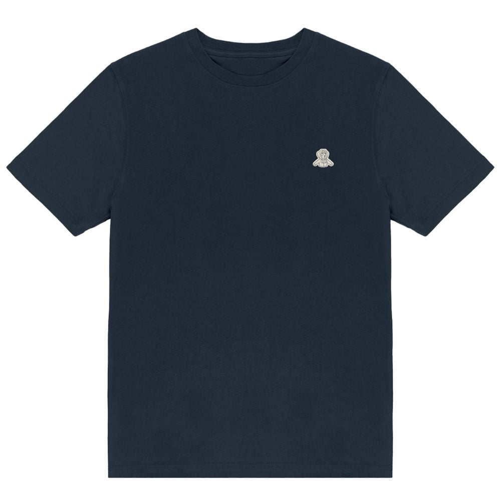 Refrigiwear Blue Cotton T-Shirt for Effortless Sophistication