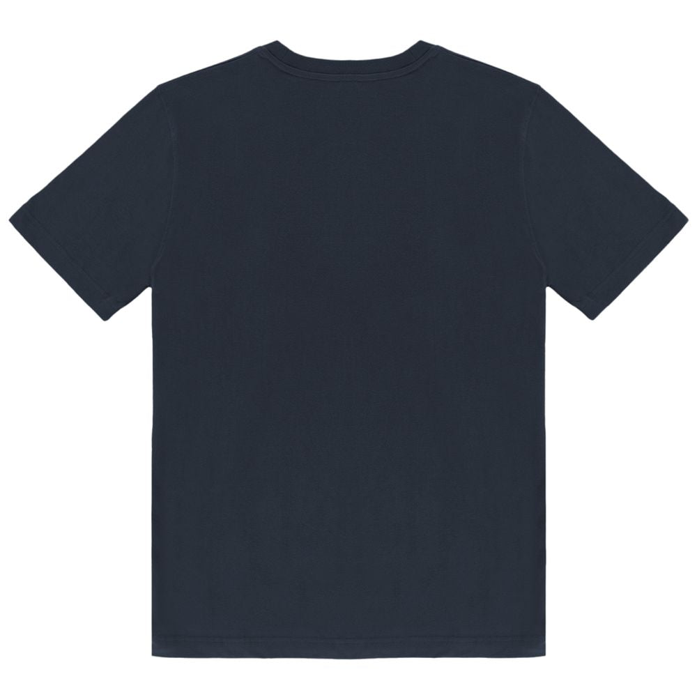 Refrigiwear Blue Cotton T-Shirt for Effortless Sophistication