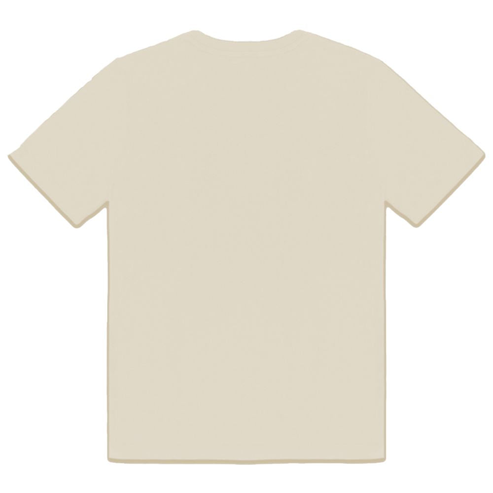 Refrigiwear Beige Cotton T-Shirt for Timeless Elegance