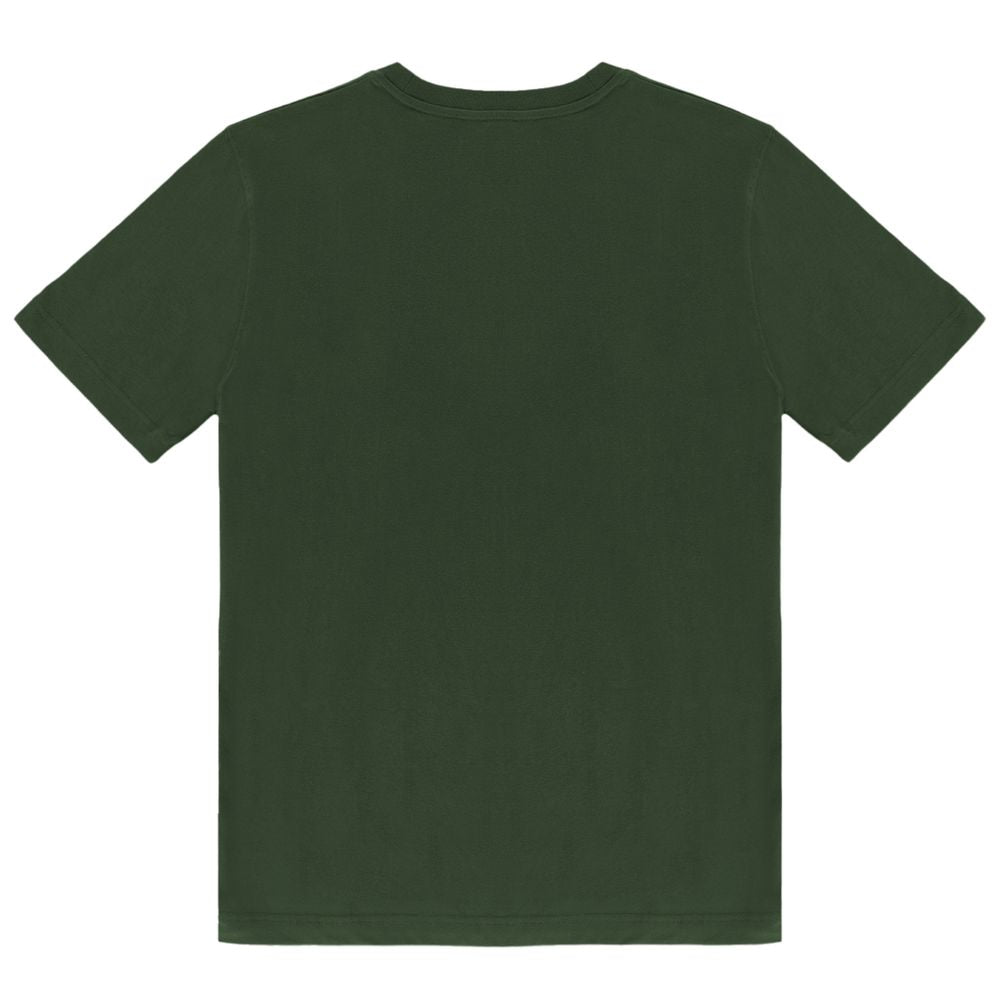 Refrigiwear Green Cotton T-Shirt in Timeless Elegance