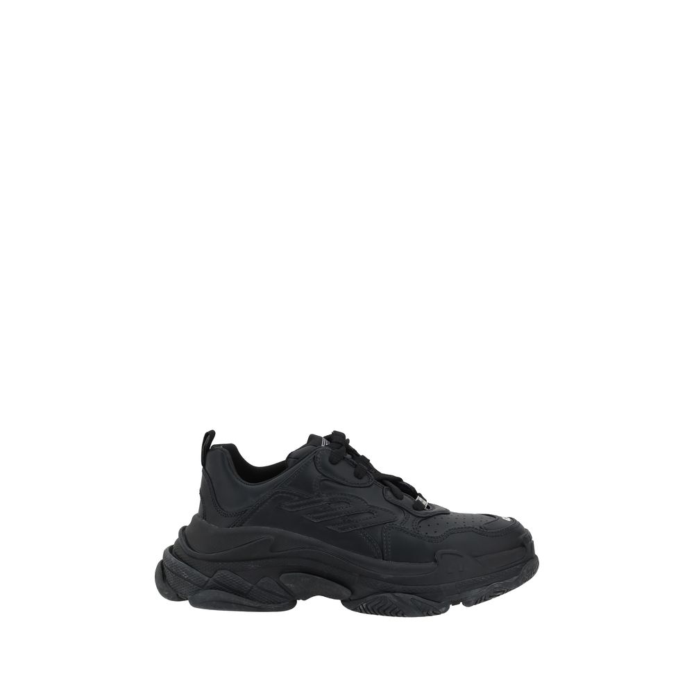 Balenciaga White Leather Triple S Sneakers - Iconic Luxury Footwear