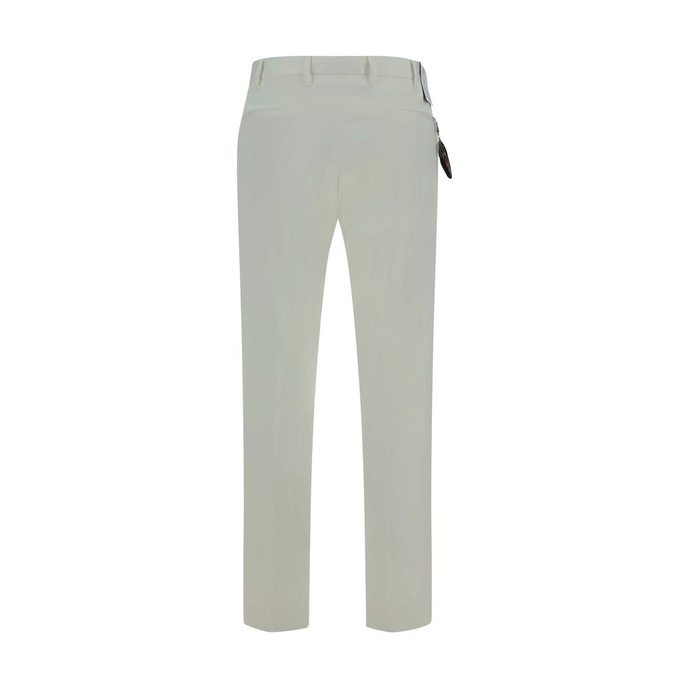 PT Torino Navy Cotton Pants - Elevated Elegance Redefined