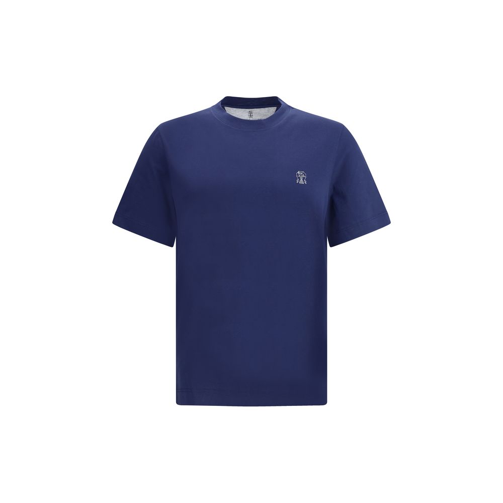 Brunello Cucinelli White Cotton T-Shirt for Effortless Elegance