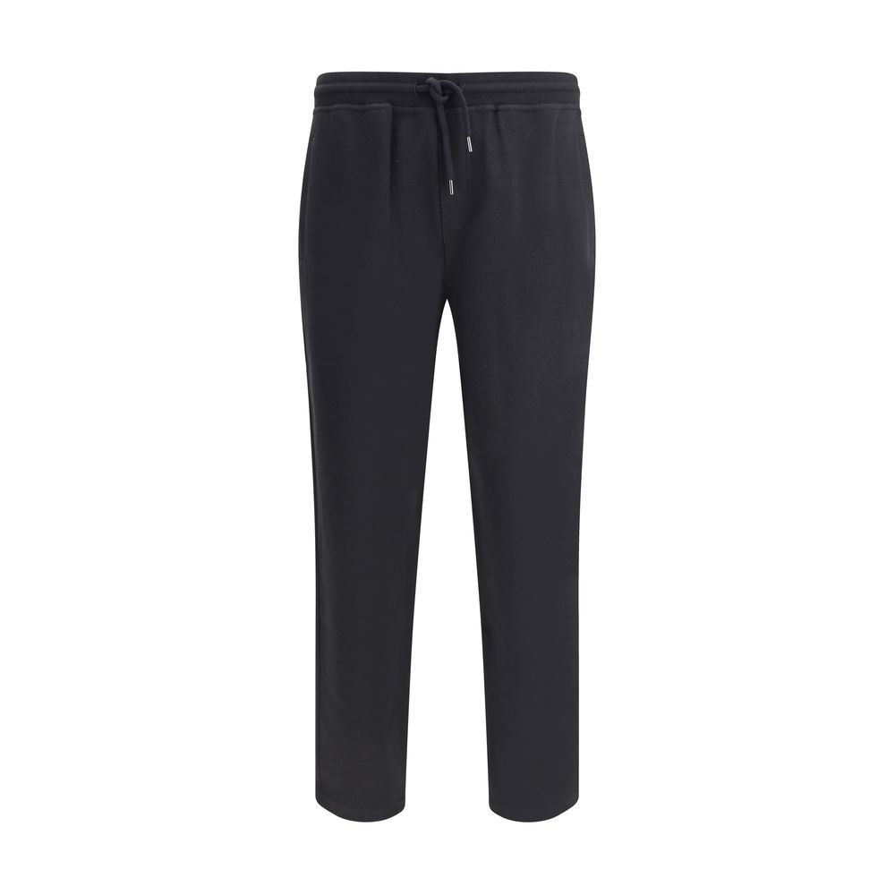 Brunello Cucinelli Grey Cotton Sweatpants for Elevated Comfort