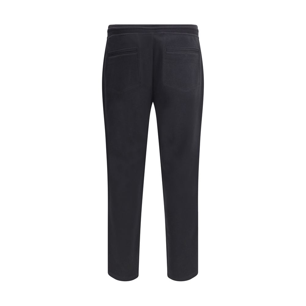 Brunello Cucinelli Grey Cotton Sweatpants for Elevated Comfort