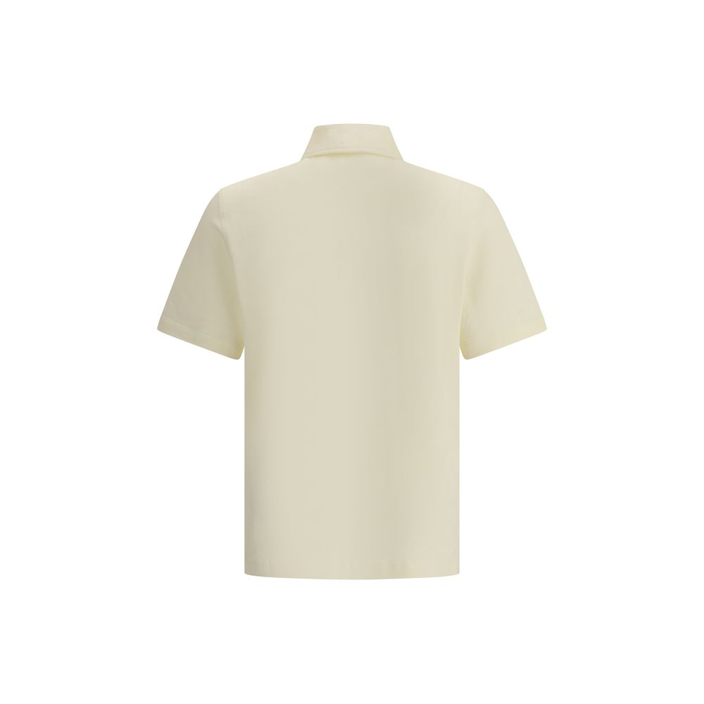 Brunello Cucinelli Grey Cotton Polo Shirt for Effortless Elegance
