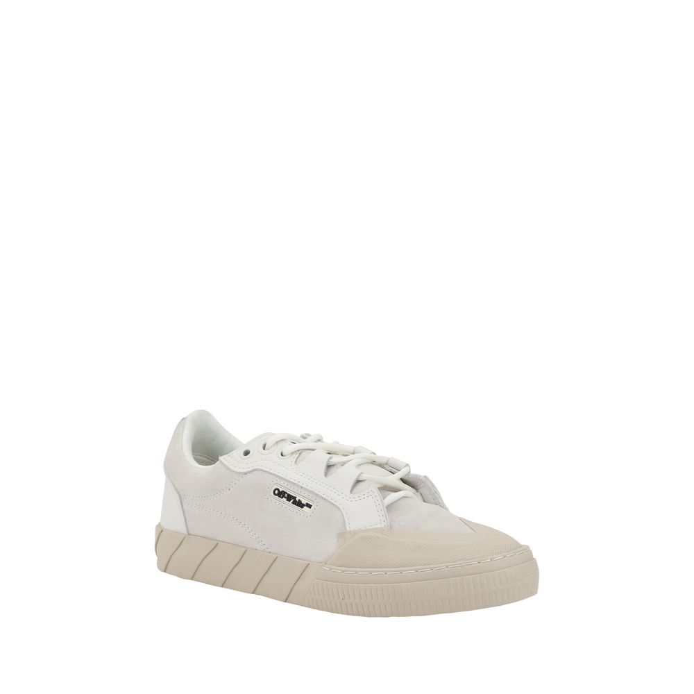Off-White White Premium Suede Vulcanized 779 Sneakers