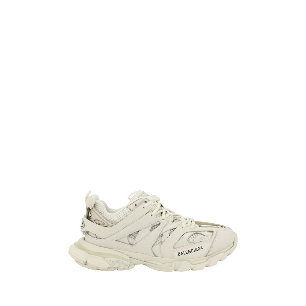 Balenciaga White Mesh Track Sneaker: Modern Luxury Footwear Elegance