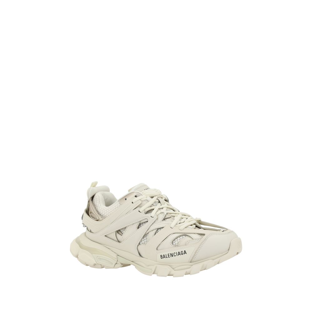 Balenciaga White Mesh Track Sneaker: Modern Luxury Footwear Elegance