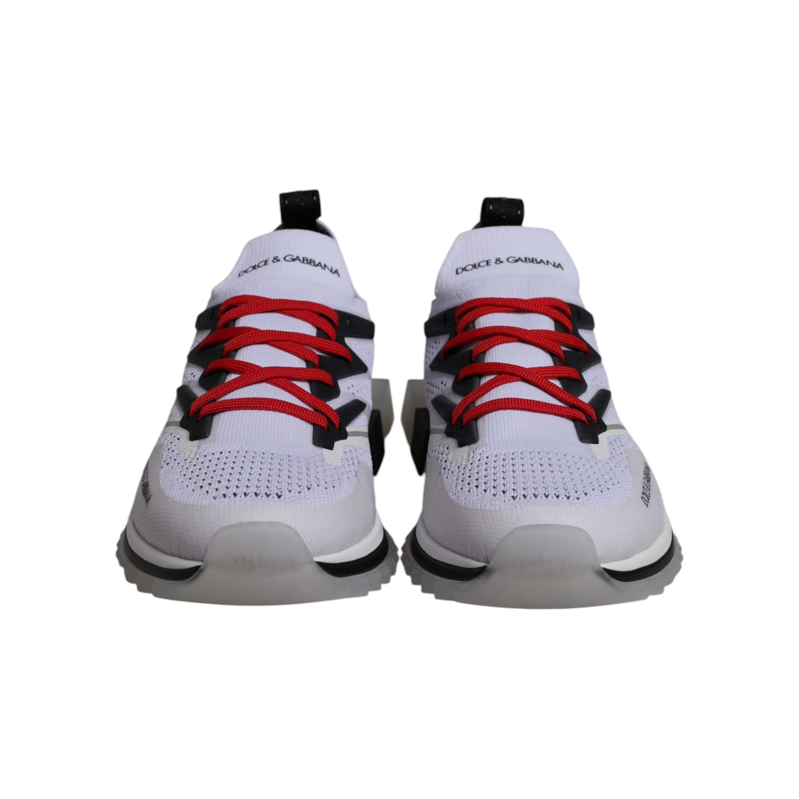 Dolce & Gabbana White Cotton Sport Stretch Sneakers Shoes