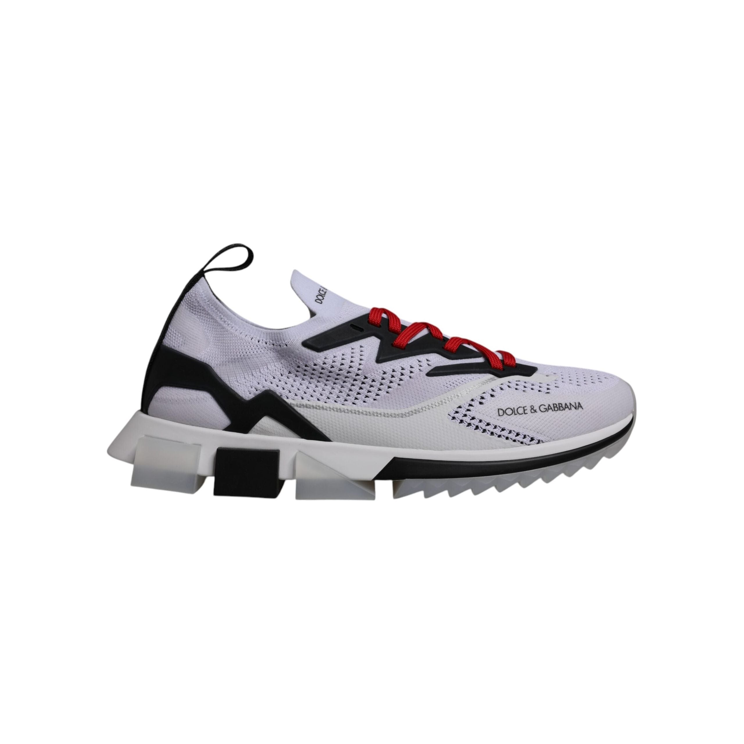 Dolce & Gabbana White Cotton Sport Stretch Sneakers Shoes