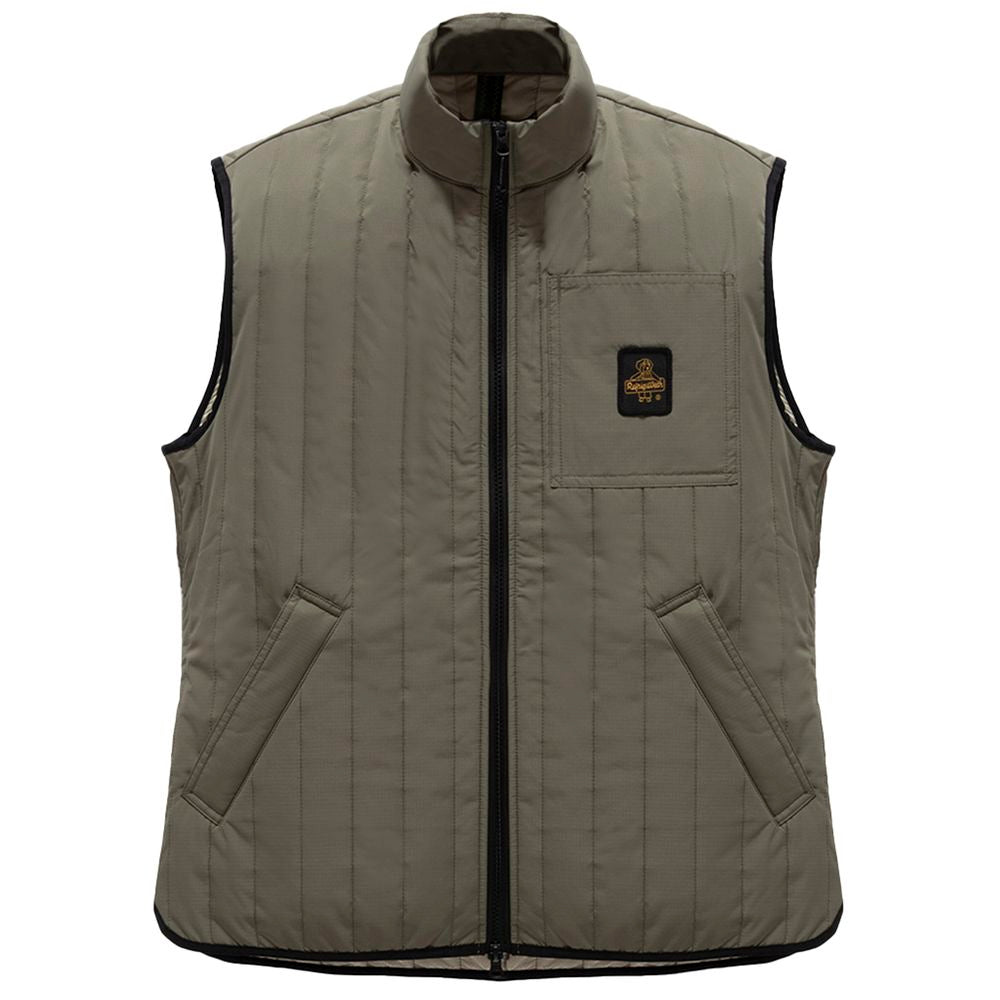 Refrigiwear Gray Quilted Utility Vest for Elevated Style