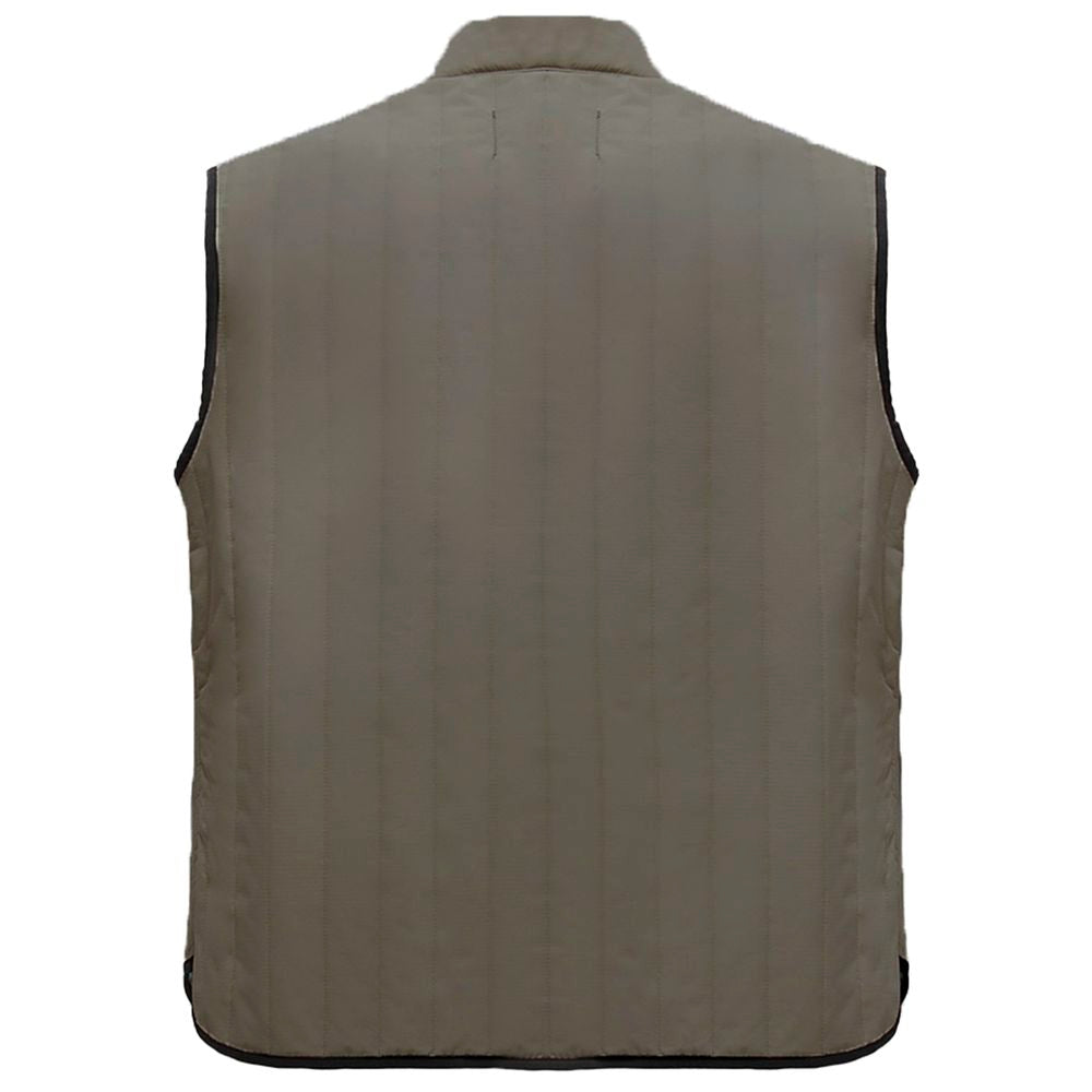 Refrigiwear Gray Quilted Utility Vest for Elevated Style