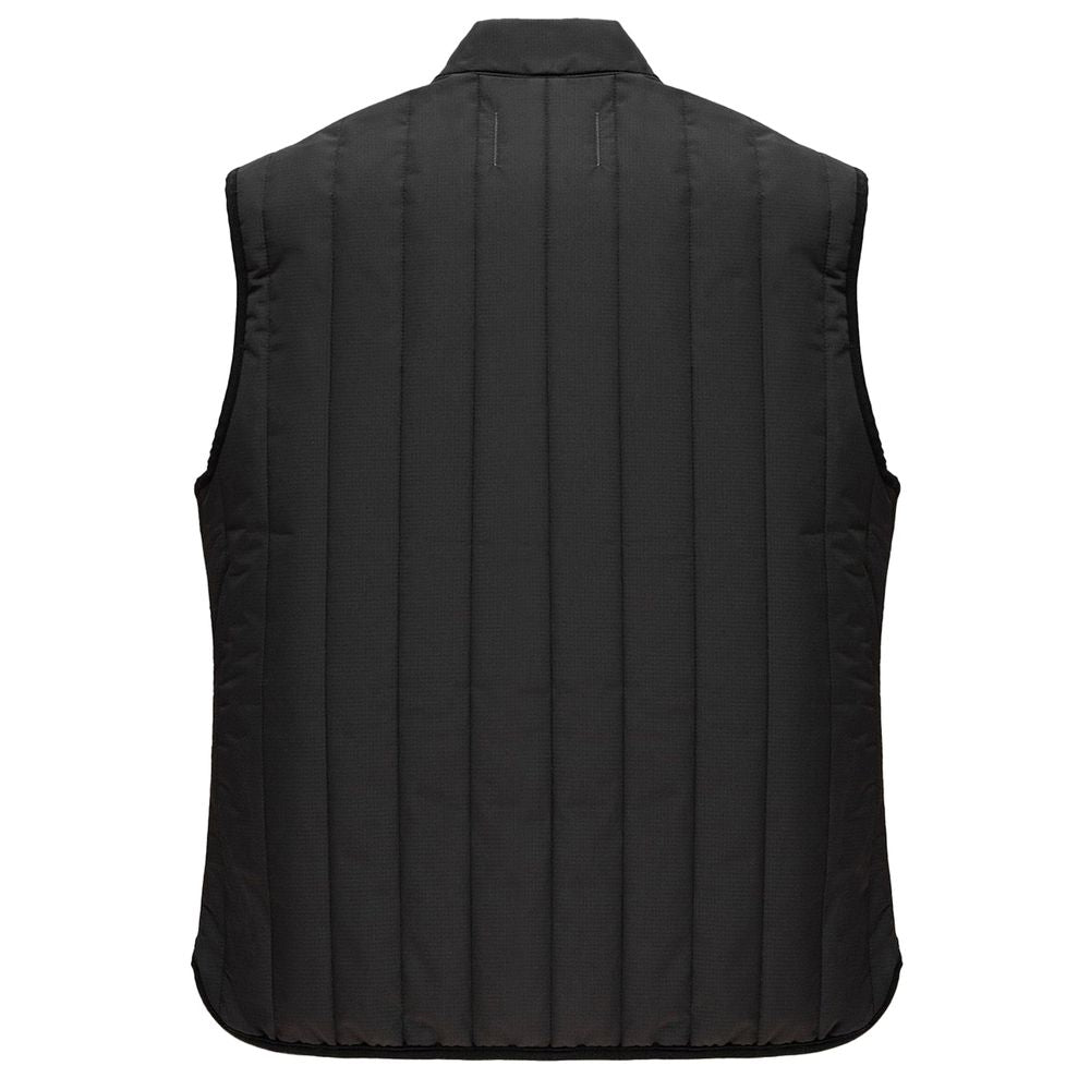Refrigiwear Black Cotton Vest - Effortless Elegance Redefined