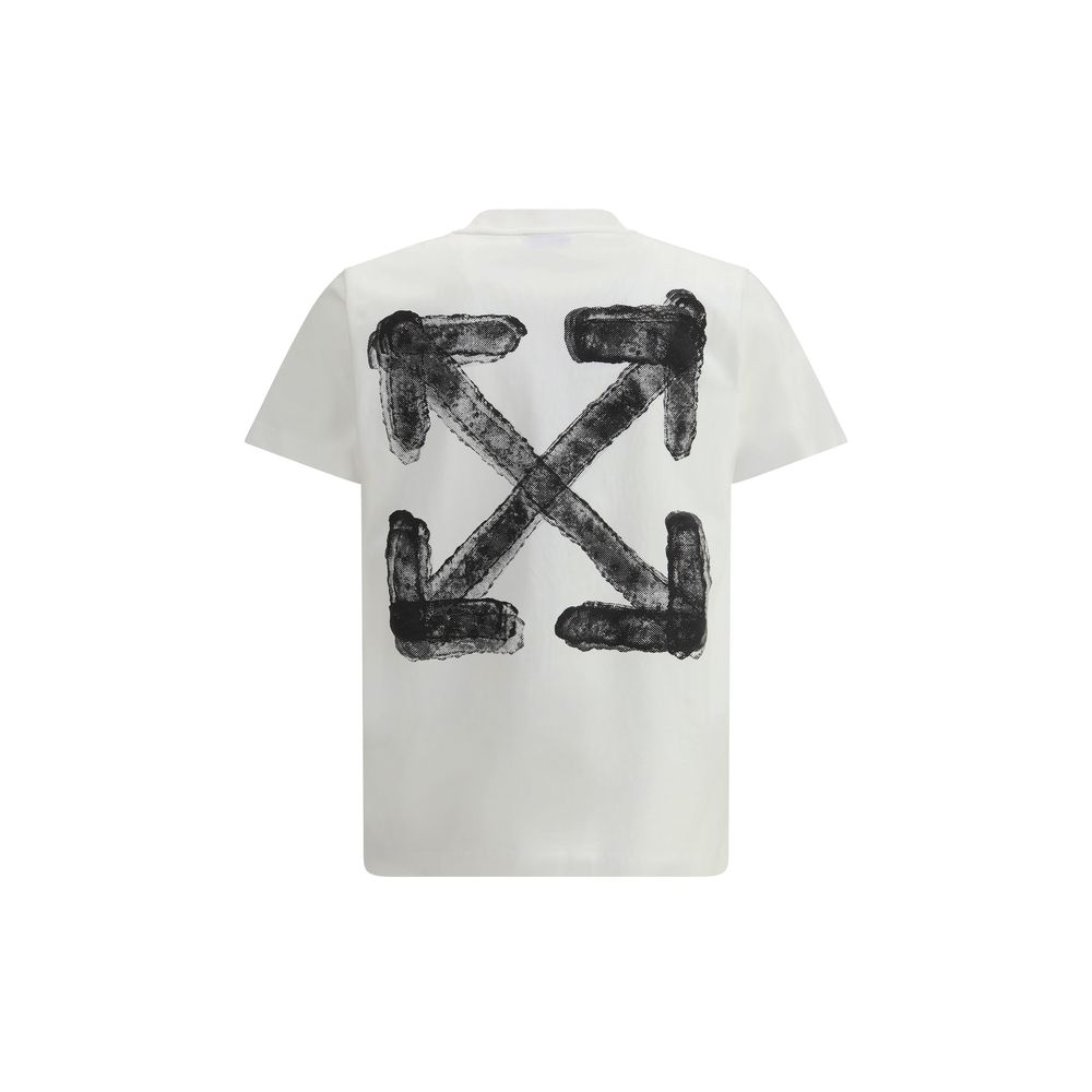 Off-White White Cotton T-Shirt for Elevated Casual Style