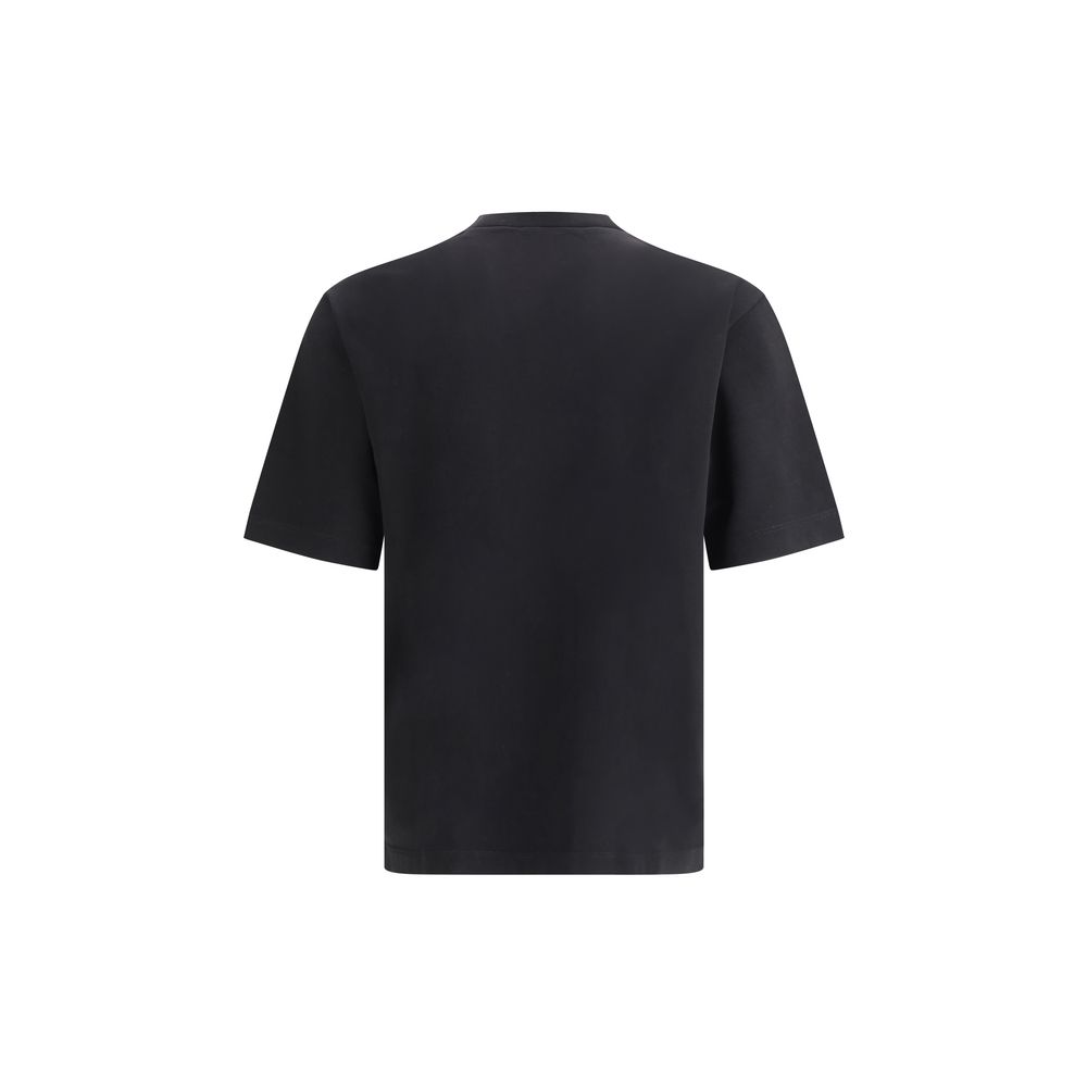Dsquared² White Cotton T-Shirt with Iconic Monogram Print Design