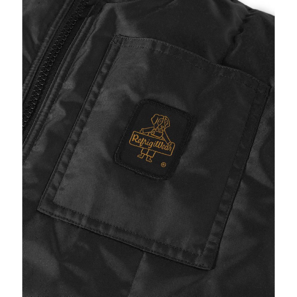 Refrigiwear Black Wool Vest for Timeless Sophistication