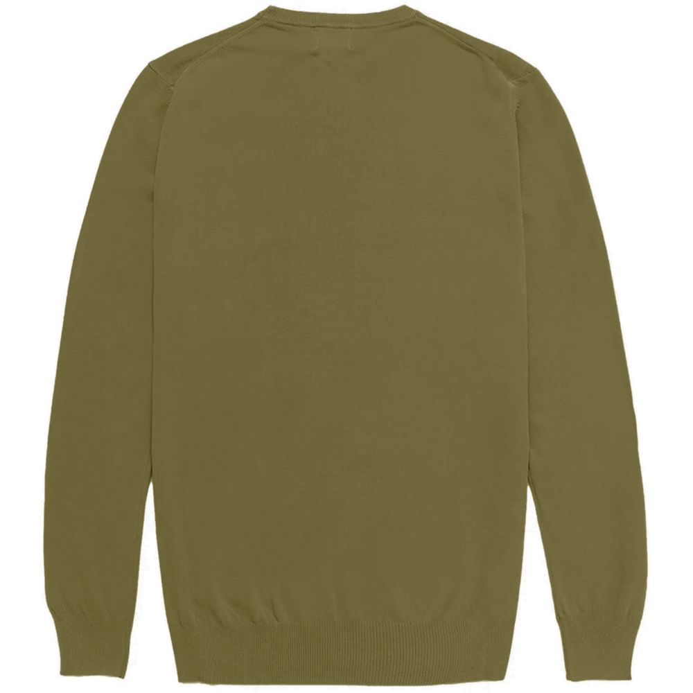 Refrigiwear Green Cotton Sweater for Elevated Style
