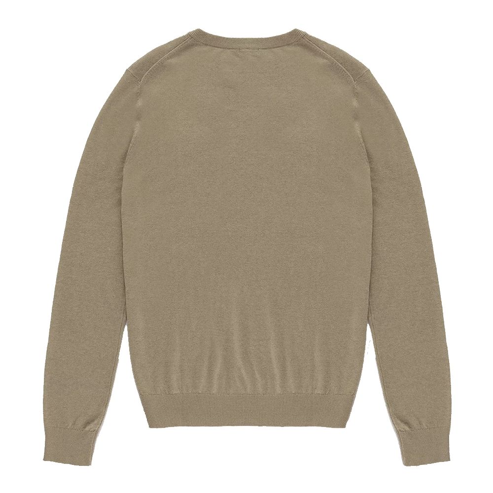 Refrigiwear Beige Linen Sweater for Effortless Sophistication