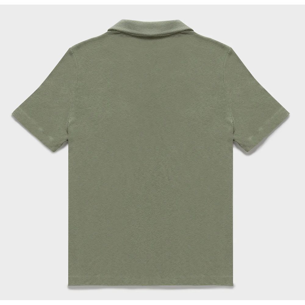 Refrigiwear Green Cotton Polo Shirt - Timeless Elegance